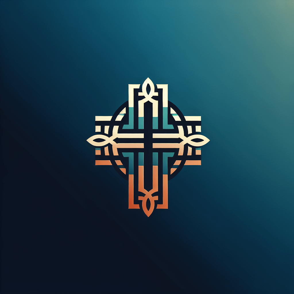 A logo for the "Todd Atkinson" website, representing a sense of progress and forward movement with a vintage design of a celtic cross